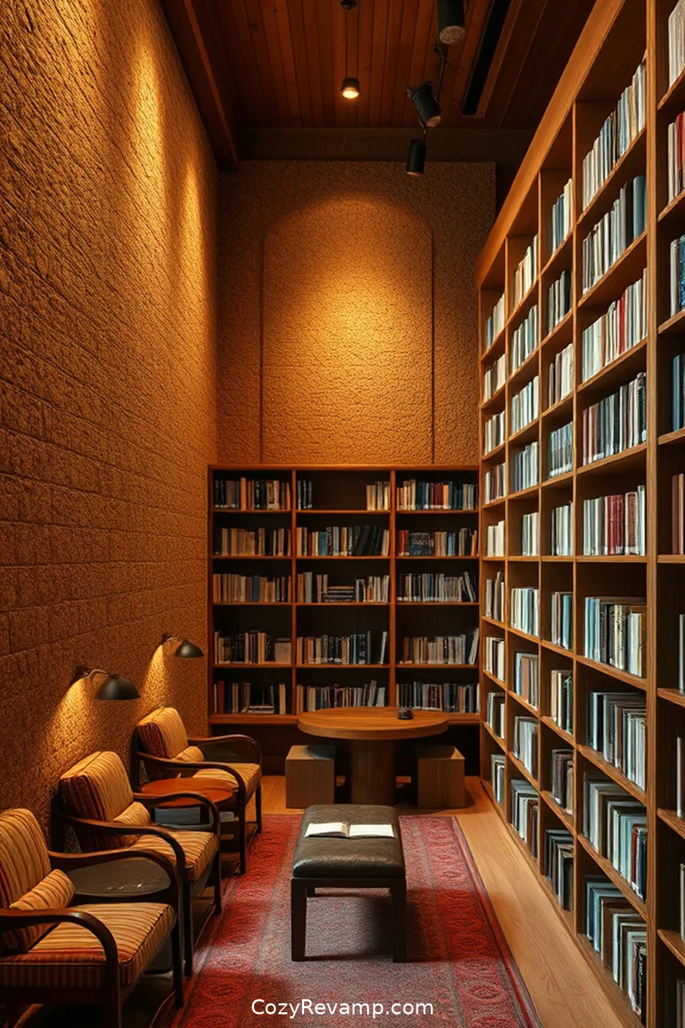 Utilizing Cork as Wall Art for 22 Essential Elements of a Rustic Library With Cork Material