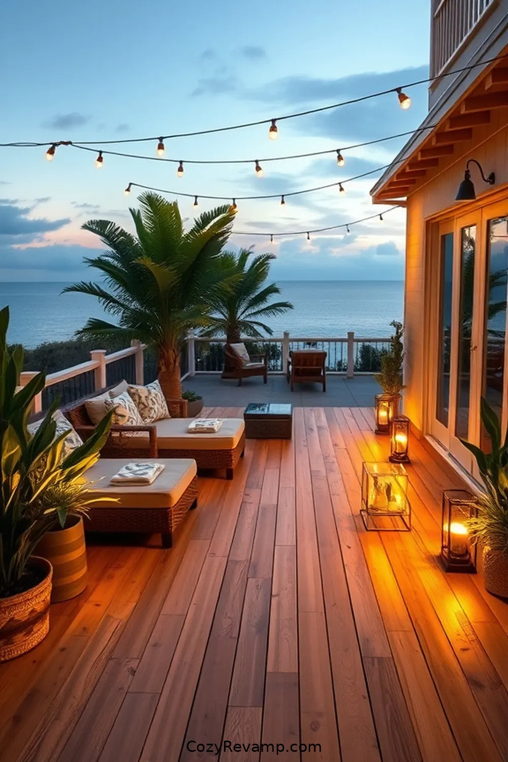 22 Essential Materials for Coastal Outdoor Patios With Solar-Powered Lights 9 Bamboo Flooring for 22 Essential Materials for Coastal Outdoor Patios With Solar-Powered Lights