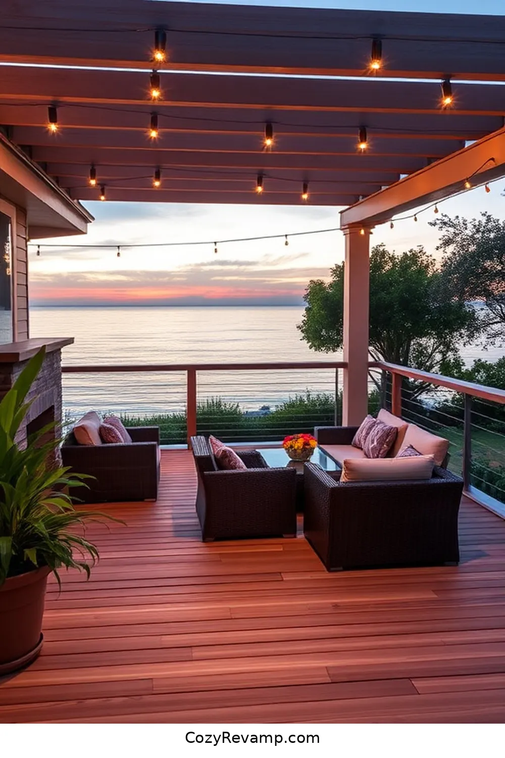 22 Essential Materials for Coastal Outdoor Patios With Solar-Powered Lights 4 Composite Decking for 22 Essential Materials for Coastal Outdoor Patios With Solar-Powered Lights