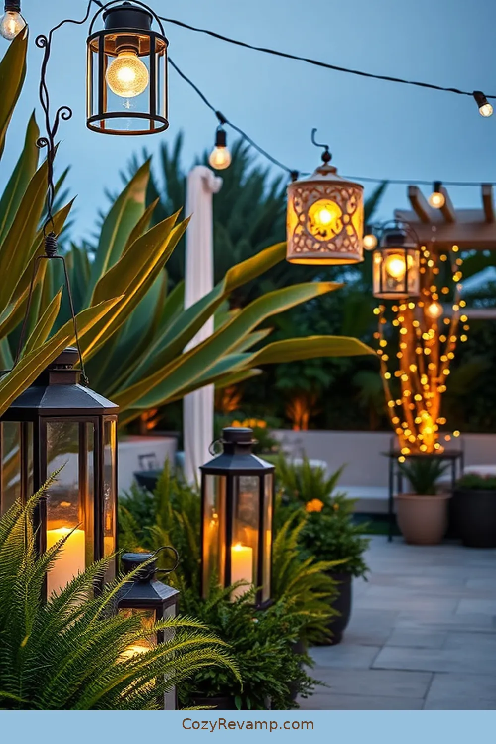 22 Essential Materials for Coastal Outdoor Patios With Solar-Powered Lights 18 Decorative Lighting Fixtures for 22 Essential Materials for Coastal Outdoor Patios With Solar-Powered Lights