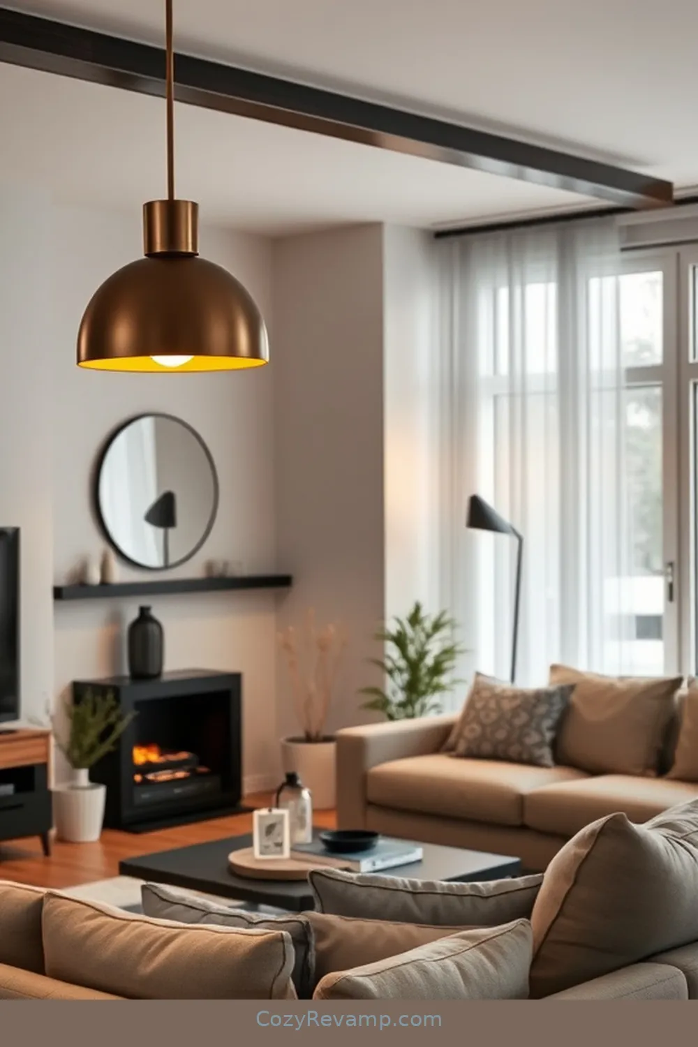 Metal Fixtures for 22 Essential Materials for a Scandinavian Living Room With Solar Powered Lights