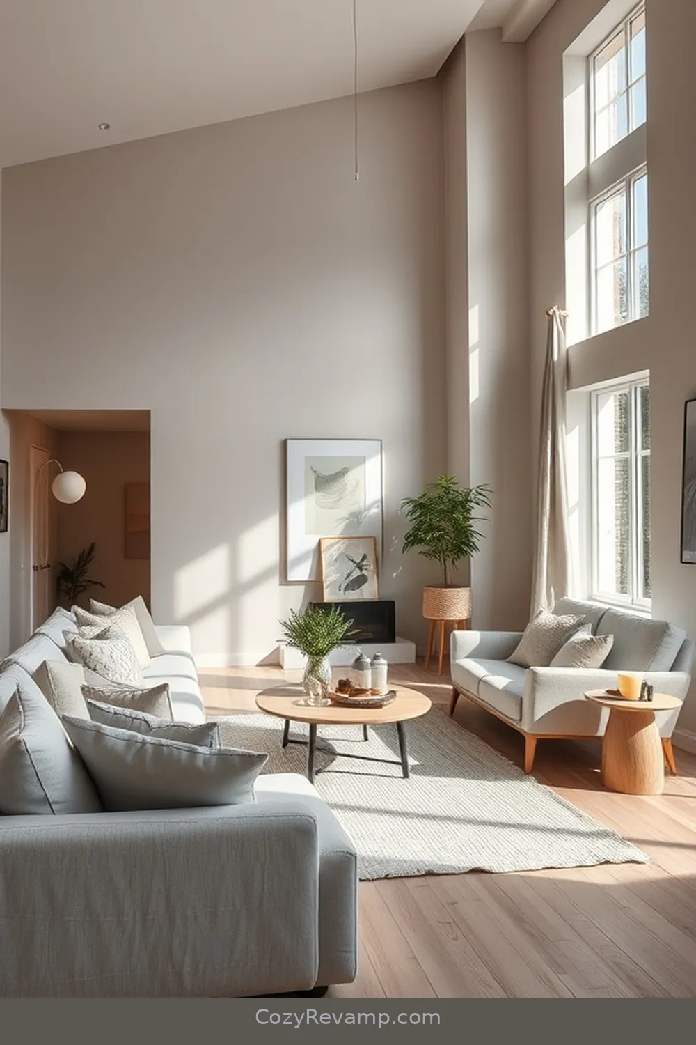Neutral Paints for 22 Essential Materials for a Scandinavian Living Room With Solar Powered Lights