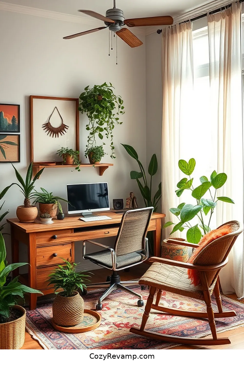 Incorporate Eco-Friendly Paints and Finishes for 22 Essential Tips for a Bohemian Home Office Using Reclaimed Materials