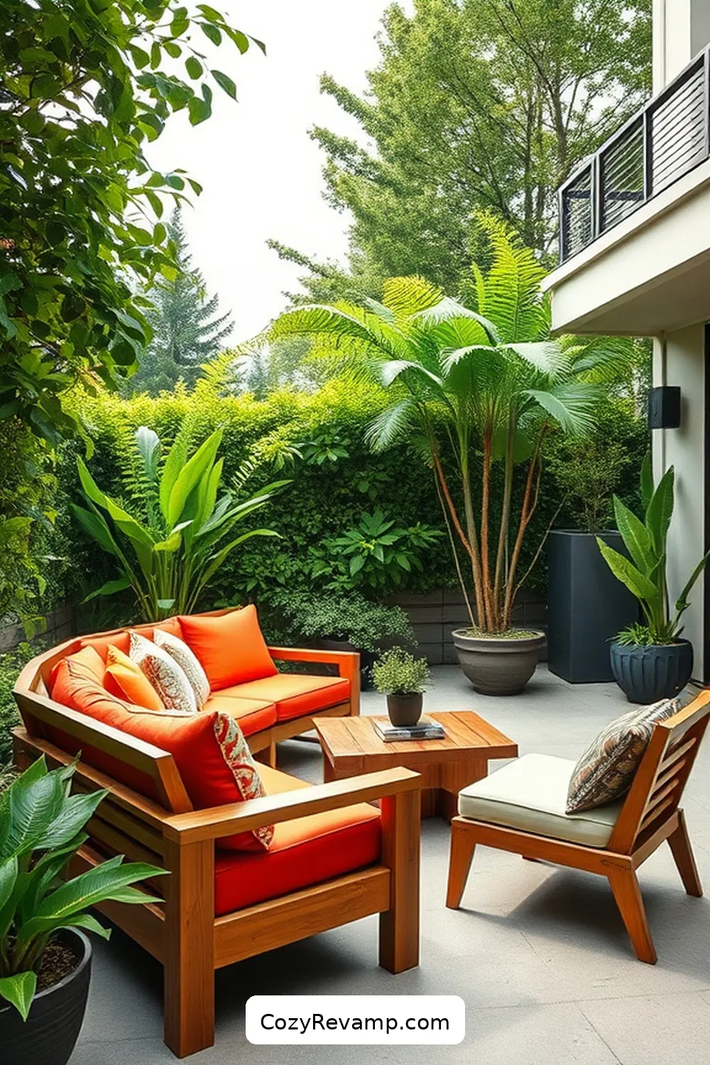 Design Mid-Century Modern Seating for 22 Essential Tips for a Mid-Century Modern Outdoor Patio Using Recycled Wood Material