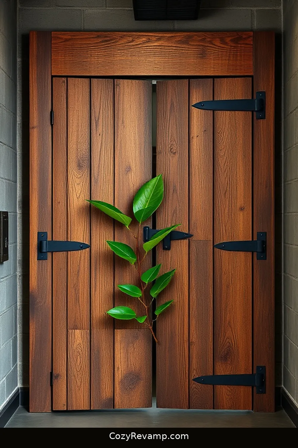 Salvaged Door Entryways for 22 Inspiring Designs for Industrial Hallways Using Reclaimed Materials