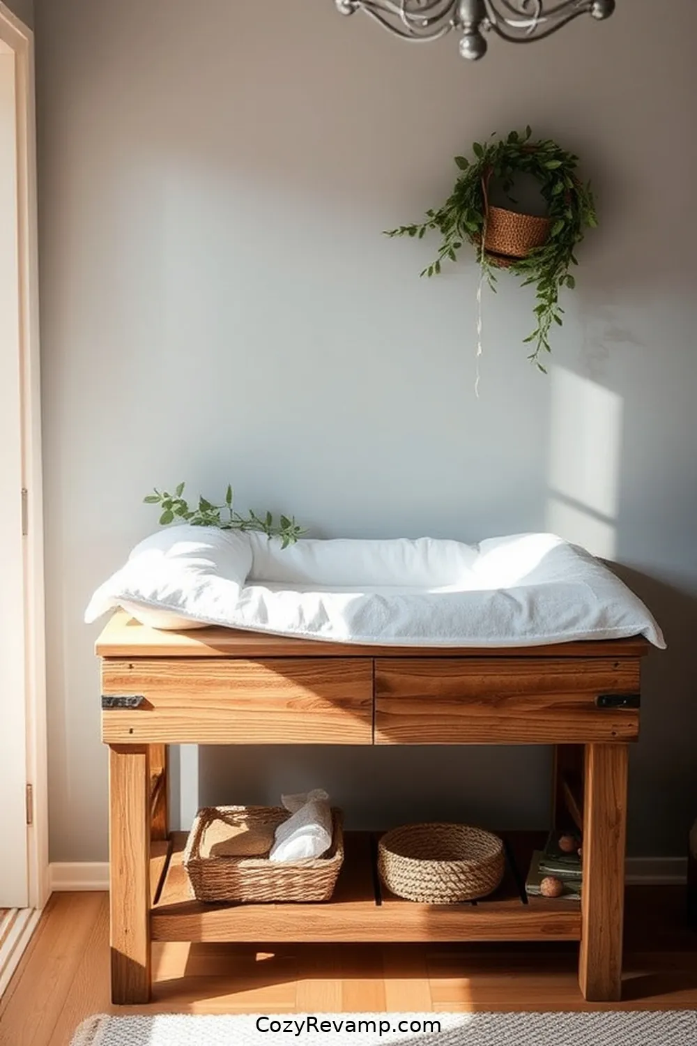 22 Key Elements for a Rustic Nursery Using Recycled Wood Material 14 Eco-Friendly Changing Table for 22 Key Elements for a Rustic Nursery Using Recycled Wood Material