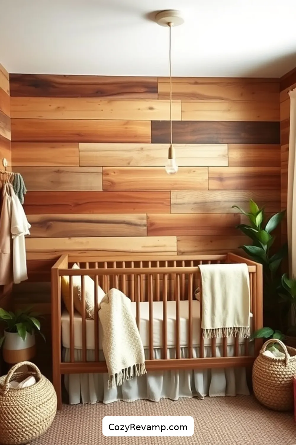 22 Key Elements for a Rustic Nursery Using Recycled Wood Material 3 Reclaimed Wood Walls for 22 Key Elements for a Rustic Nursery Using Recycled Wood Material