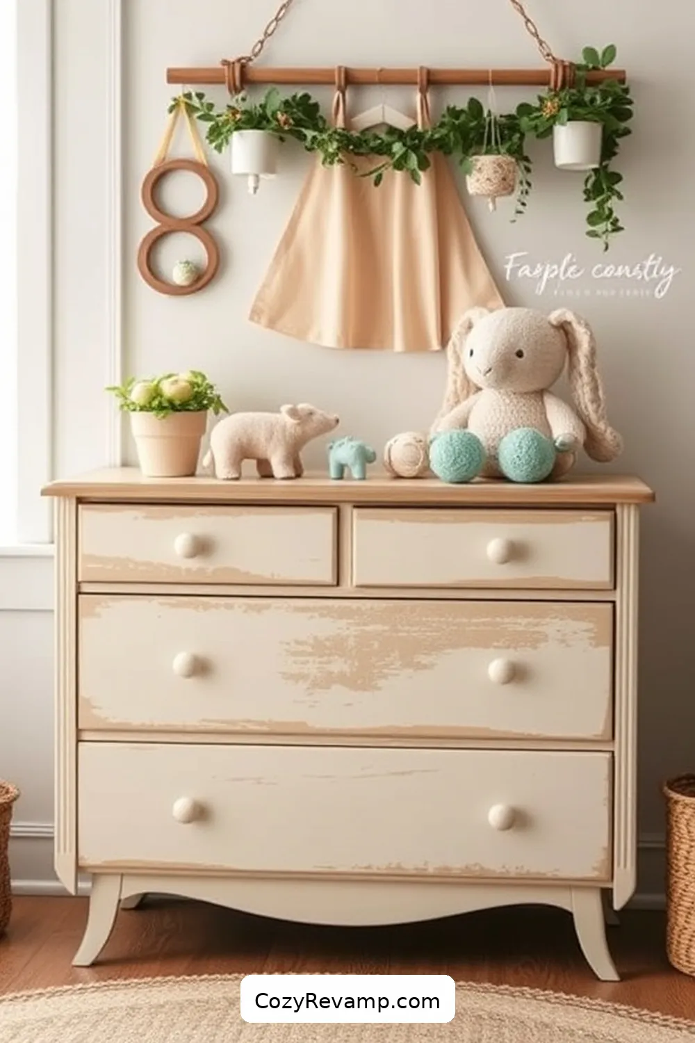 22 Key Elements for a Rustic Nursery Using Recycled Wood Material 8 Upcycled Dresser for 22 Key Elements for a Rustic Nursery Using Recycled Wood Material