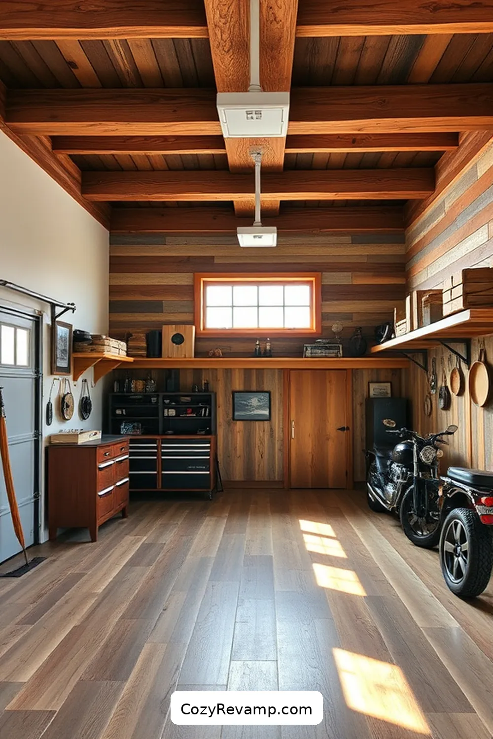 22 Key Features of a Modern Farmhouse Garage With Natural Fibers and Materials 2 Reclaimed Wood Accents for 22 Key Features of a Modern Farmhouse Garage With Natural Fibers and Materials