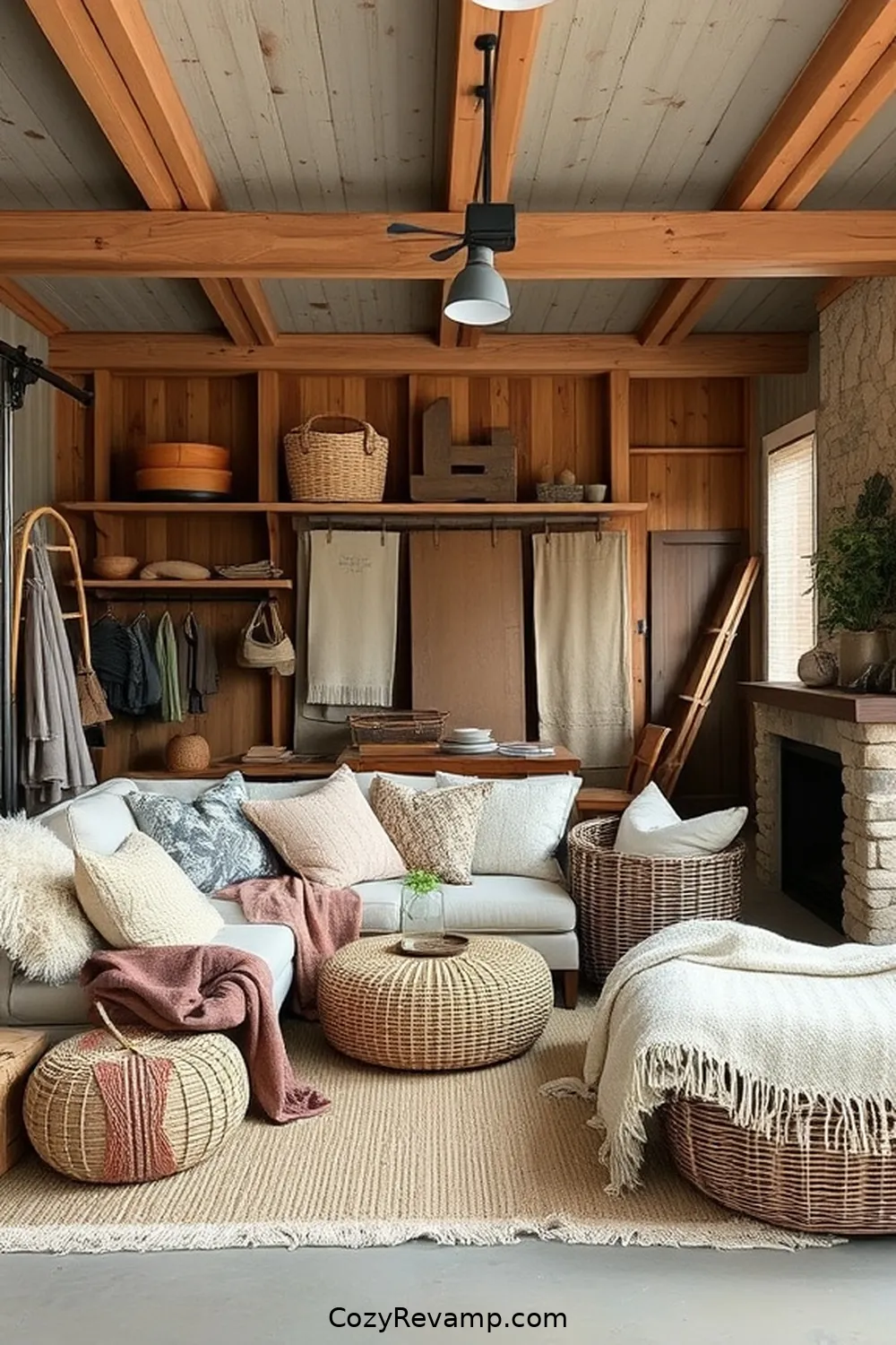 22 Key Features of a Modern Farmhouse Garage With Natural Fibers and Materials 16 Textured Fabrics for Soft Furnishings for 22 Key Features of a Modern Farmhouse Garage With Natural Fibers and Materials