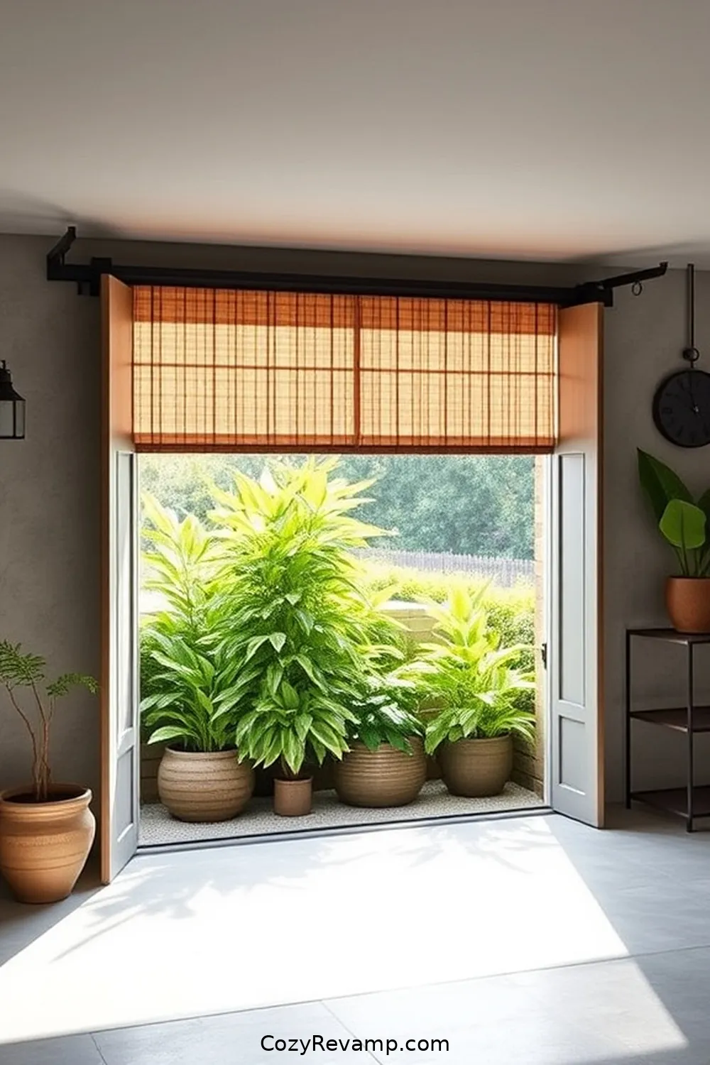 22 Stunning Modern Farmhouse Garages With Bamboo Material 16 Bamboo Shutters for Natural Light for 22 Stunning Modern Farmhouse Garages With Bamboo Material