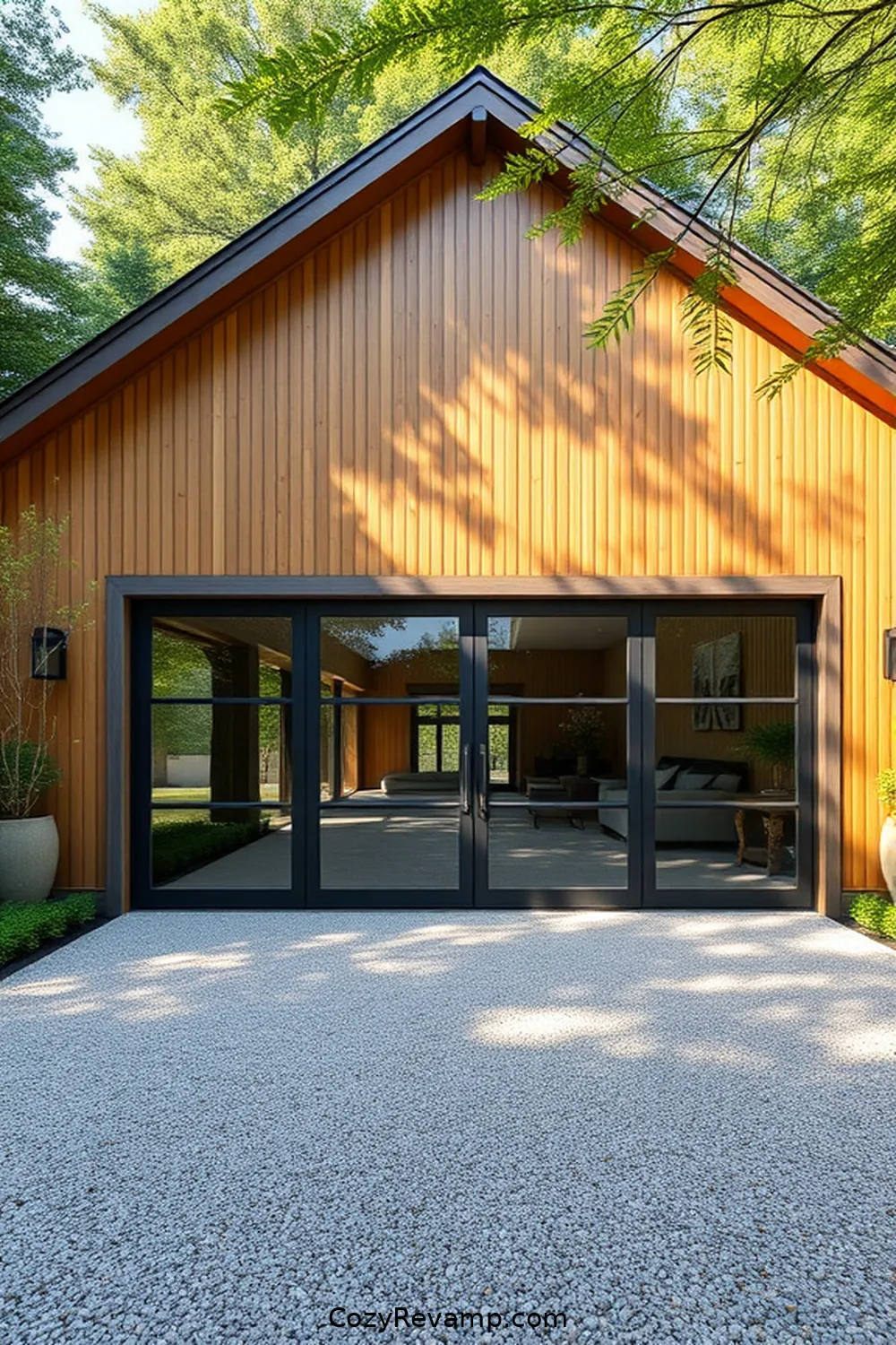 22 Stunning Modern Farmhouse Garages With Bamboo Material 21 Elegant Bamboo and Glass Combination for 22 Stunning Modern Farmhouse Garages With Bamboo Material