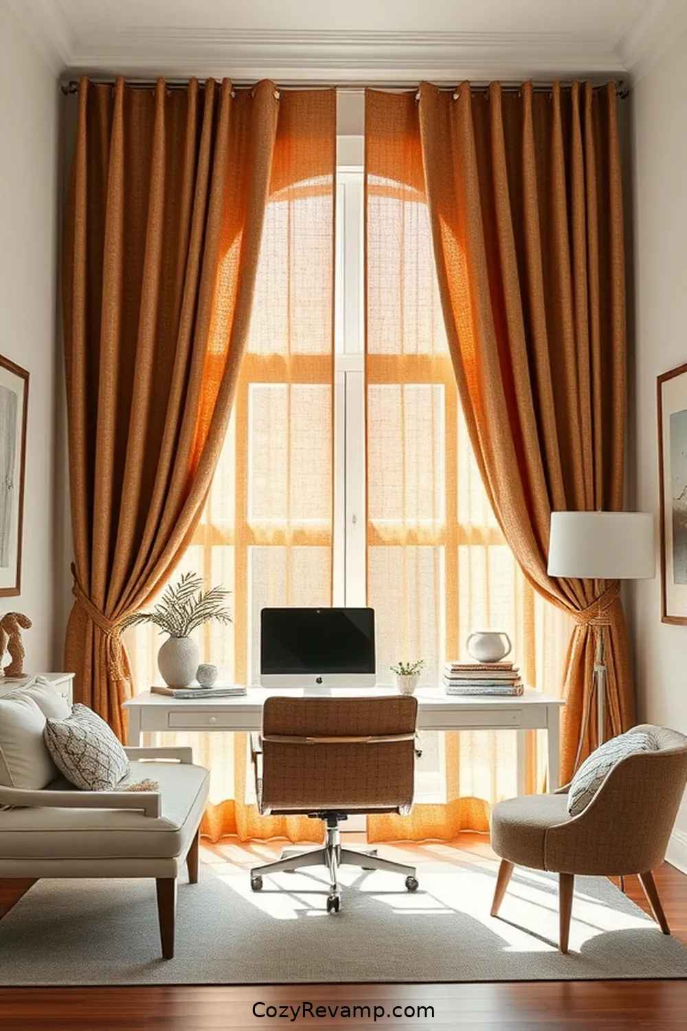 22 Stylish Ideas for a Coastal Home Office With Cork Material 16 Cork Curtains for a Unique Window Treatment for 22 Stylish Ideas for a Coastal Home Office With Cork Material