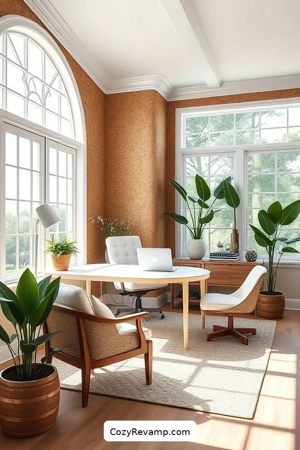 22 Stylish Ideas for a Coastal Home Office With Cork Material 18 Create a Cork Accent Wall for 22 Stylish Ideas for a Coastal Home Office With Cork Material