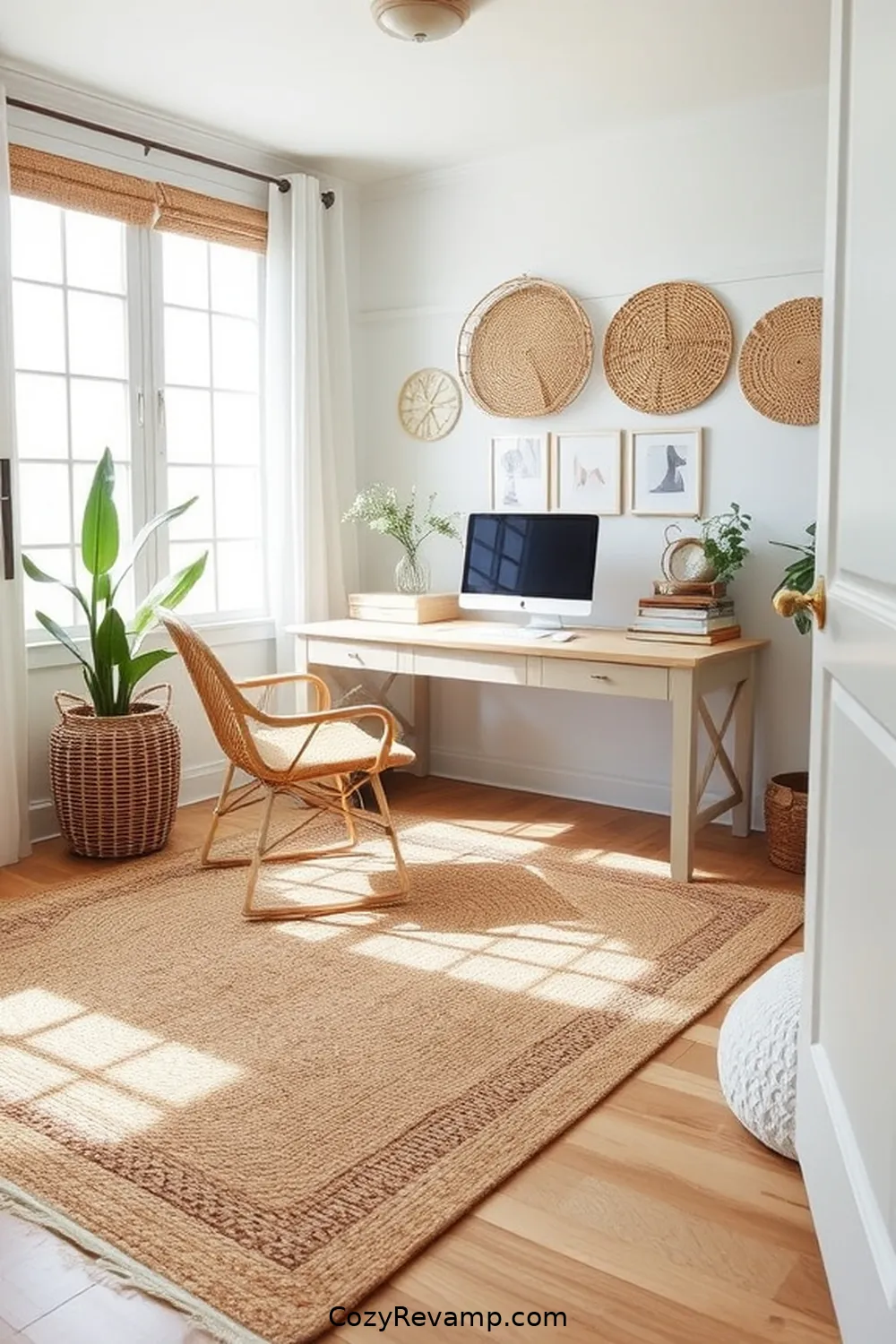 22 Stylish Ideas for a Coastal Home Office With Cork Material 11 Layer Cork Rugs for Comfort for 22 Stylish Ideas for a Coastal Home Office With Cork Material