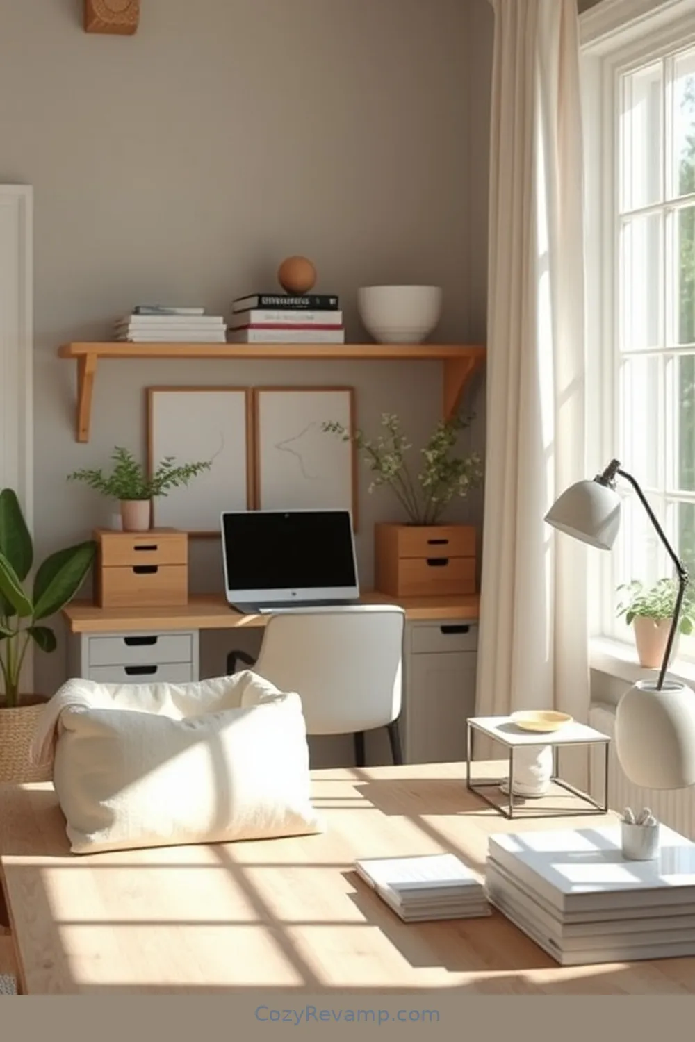 22 Stylish Ideas for a Modern Farmhouse Home Office Using Organic Cotton Material 16 Eco-Conscious Desk Organizers for 22 Stylish Ideas for a Modern Farmhouse Home Office Using Organic Cotton Material