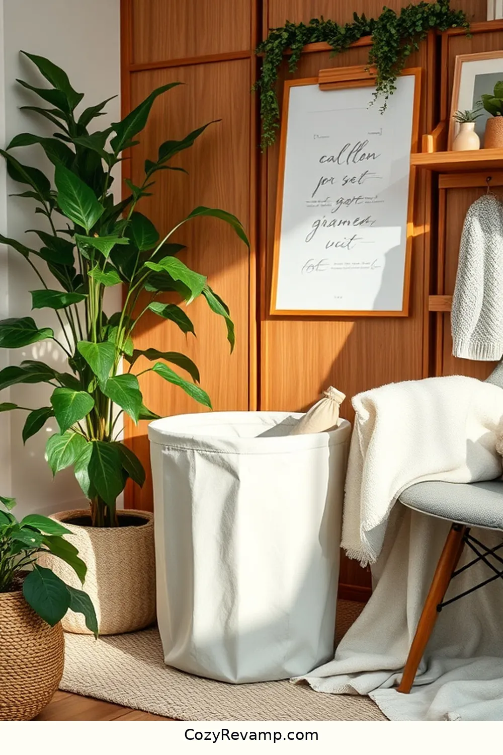 22 Stylish Ideas for a Modern Farmhouse Home Office Using Organic Cotton Material 20 Minimalist Organic Cotton Waste Bins for 22 Stylish Ideas for a Modern Farmhouse Home Office Using Organic Cotton Material