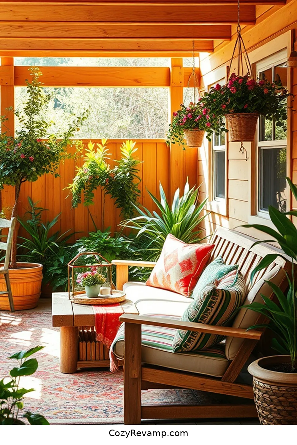 22 Ways to Create a Bohemian Outdoor Patio With Recycled Wood Material 11 Build a Cozy Reading Nook With Repurposed Furniture for 22 Ways to Create a Bohemian Outdoor Patio With Recycled Wood Material