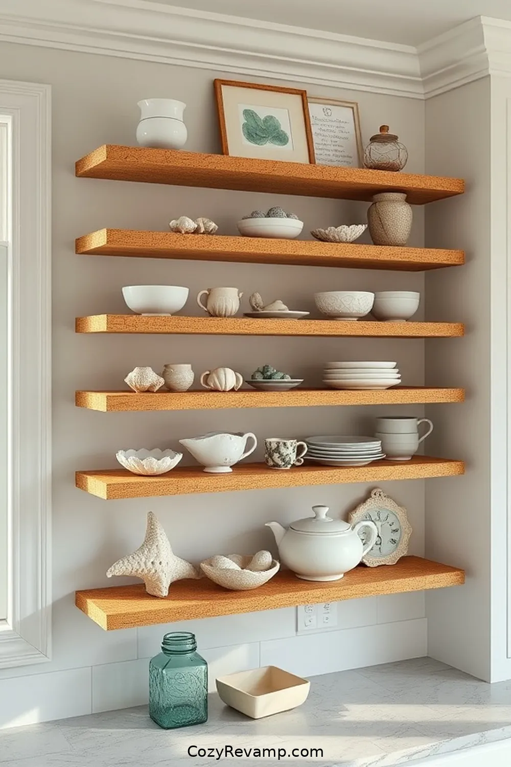 22 Ways to Incorporate Cork Material in Your Coastal Kitchen Design 23 Cork Display Shelves for Showcasing Decor for 22 Ways to Incorporate Cork Material in Your Coastal Kitchen Design