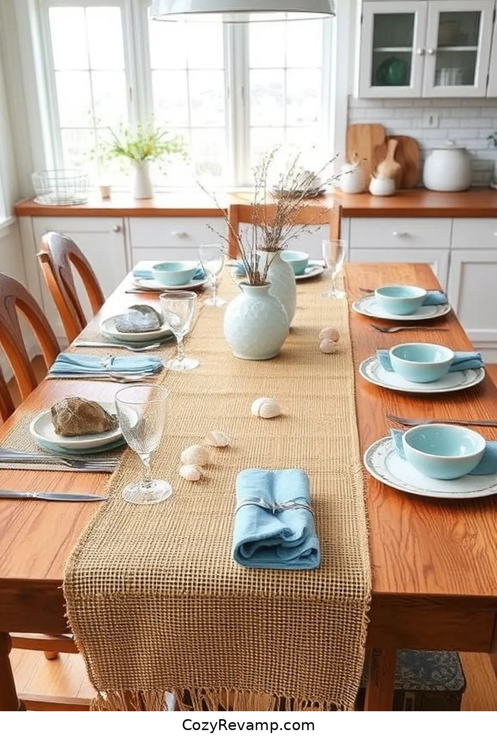 22 Ways to Incorporate Cork Material in Your Coastal Kitchen Design 20 Cork Table Runner for a Coastal Theme for 22 Ways to Incorporate Cork Material in Your Coastal Kitchen Design