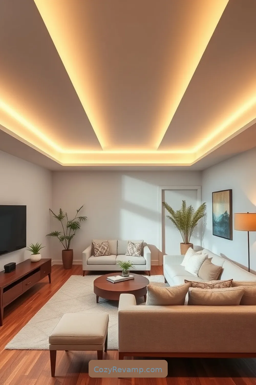 Install Solar Recessed Lighting for a Sleek Look for 22 Ways to Incorporate Solar-Powered Lights in Your Mid-Century Modern Living Room