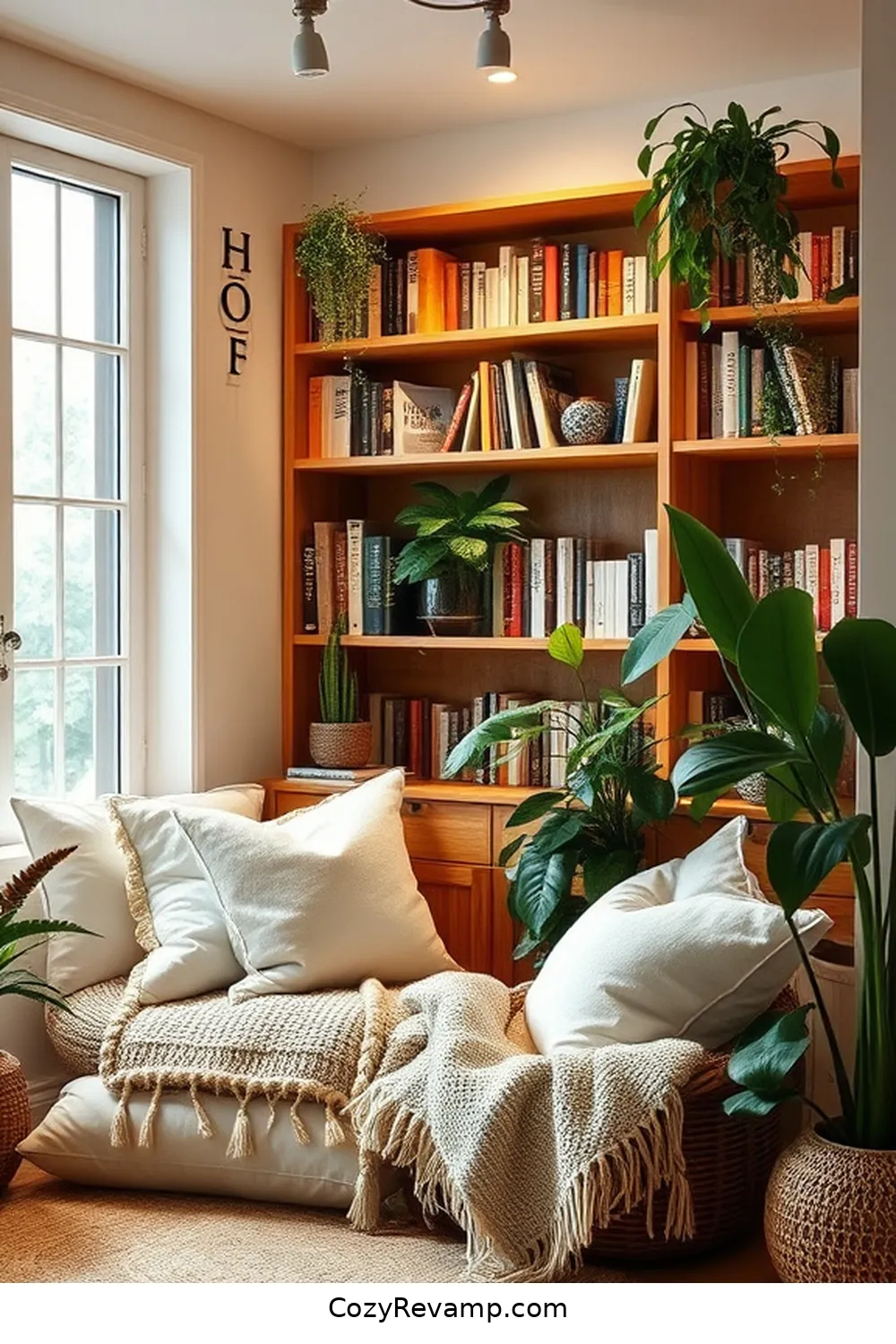Create a Cozy Reading Nook With Organic Cotton for 22 Ways to Style a Bohemian Hallway With Organic Cotton Materials