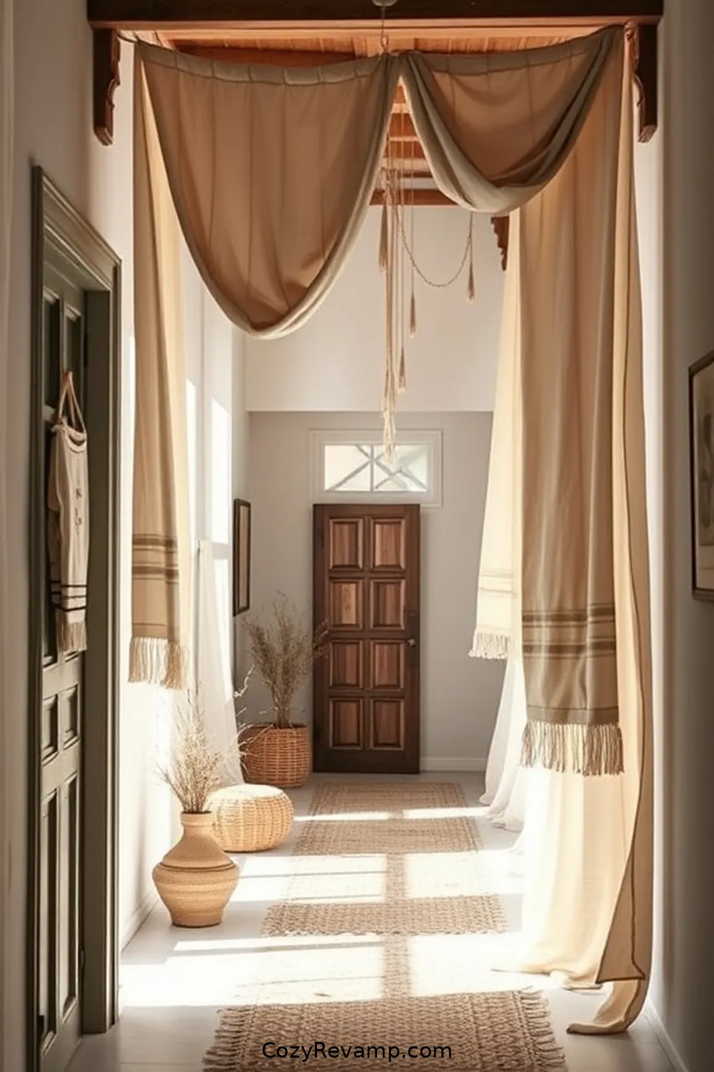 Decorate With Organic Cotton Banners for 22 Ways to Style a Bohemian Hallway With Organic Cotton Materials