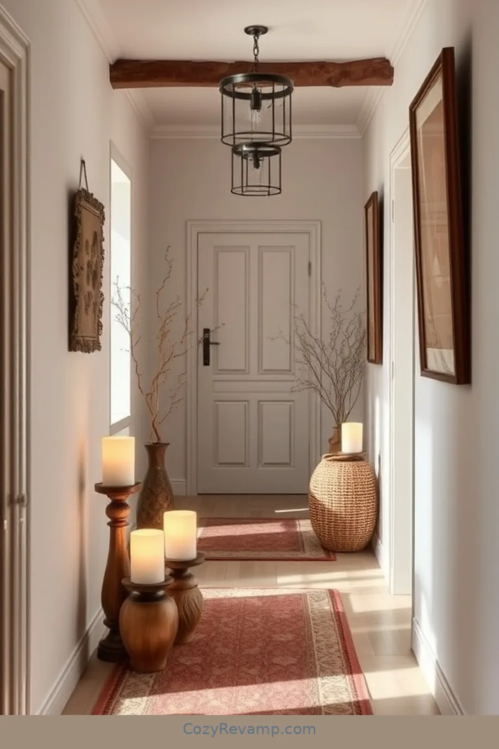 Style With Organic Cotton Candle Holders for 22 Ways to Style a Bohemian Hallway With Organic Cotton Materials