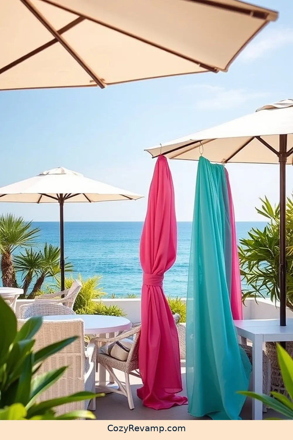 23 Creative Ways to Use Upcycled Fabric for Your Coastal Outdoor Patio 9 Outdoor Umbrella Covers for 23 Creative Ways to Use Upcycled Fabric for Your Coastal Outdoor Patio