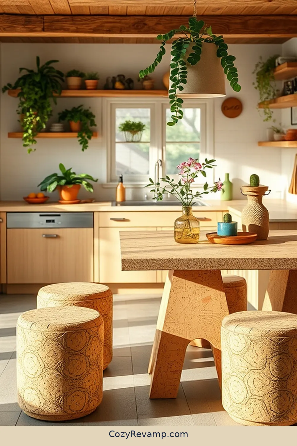 23 Essential Cork Materials for Your Bohemian Kitchen 13 Cork Furniture for 23 Essential Cork Materials for Your Bohemian Kitchen