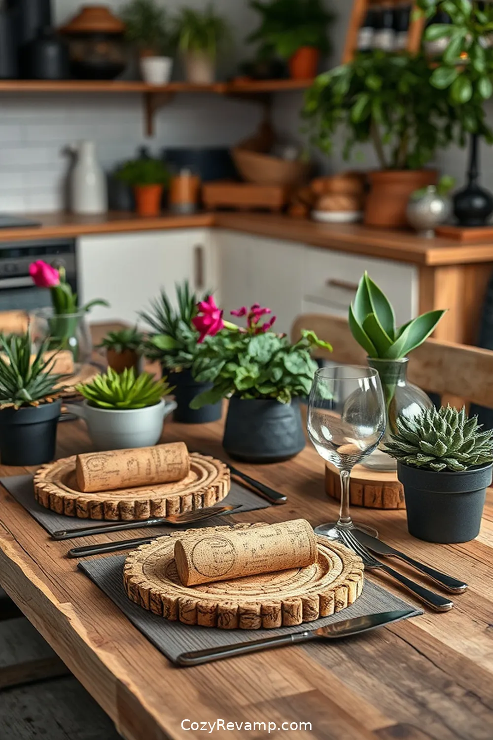 23 Essential Cork Materials for Your Bohemian Kitchen 10 Cork Placements for 23 Essential Cork Materials for Your Bohemian Kitchen