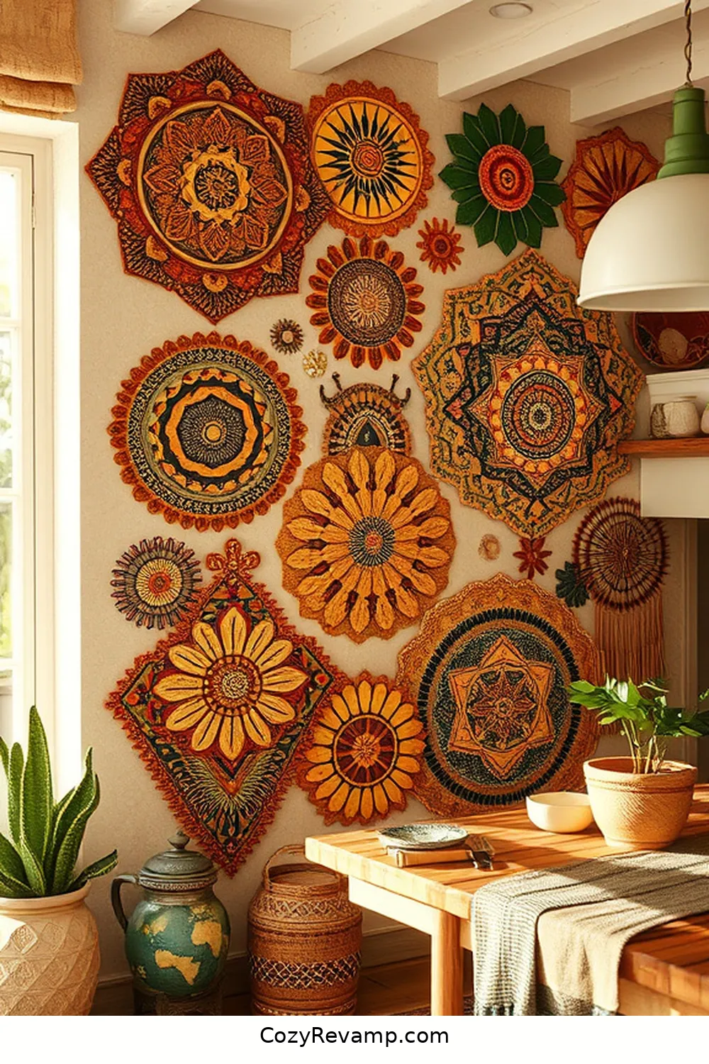 23 Essential Cork Materials for Your Bohemian Kitchen 4 Cork Wall Art for 23 Essential Cork Materials for Your Bohemian Kitchen
