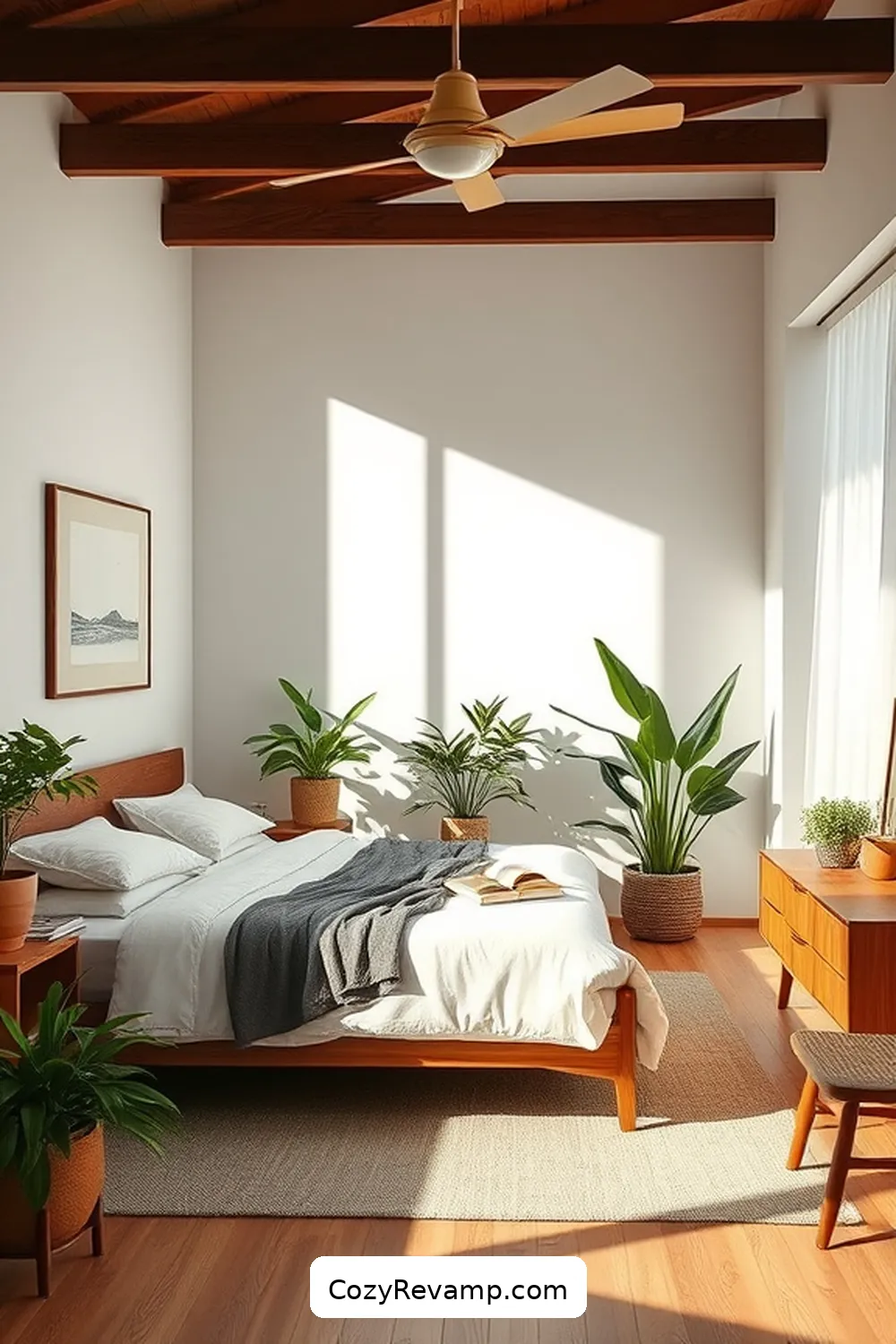 Minimalist Decor for 23 Essential Elements for Mid-Century Modern Bedrooms With Solar-Powered Lights