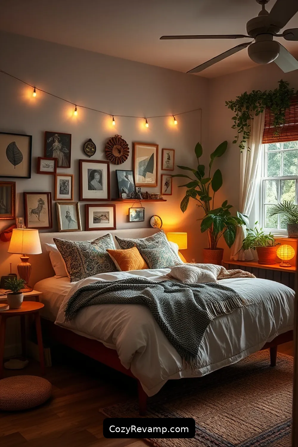 Personal Touches and Memories for 23 Essential Elements for Mid-Century Modern Bedrooms With Solar-Powered Lights