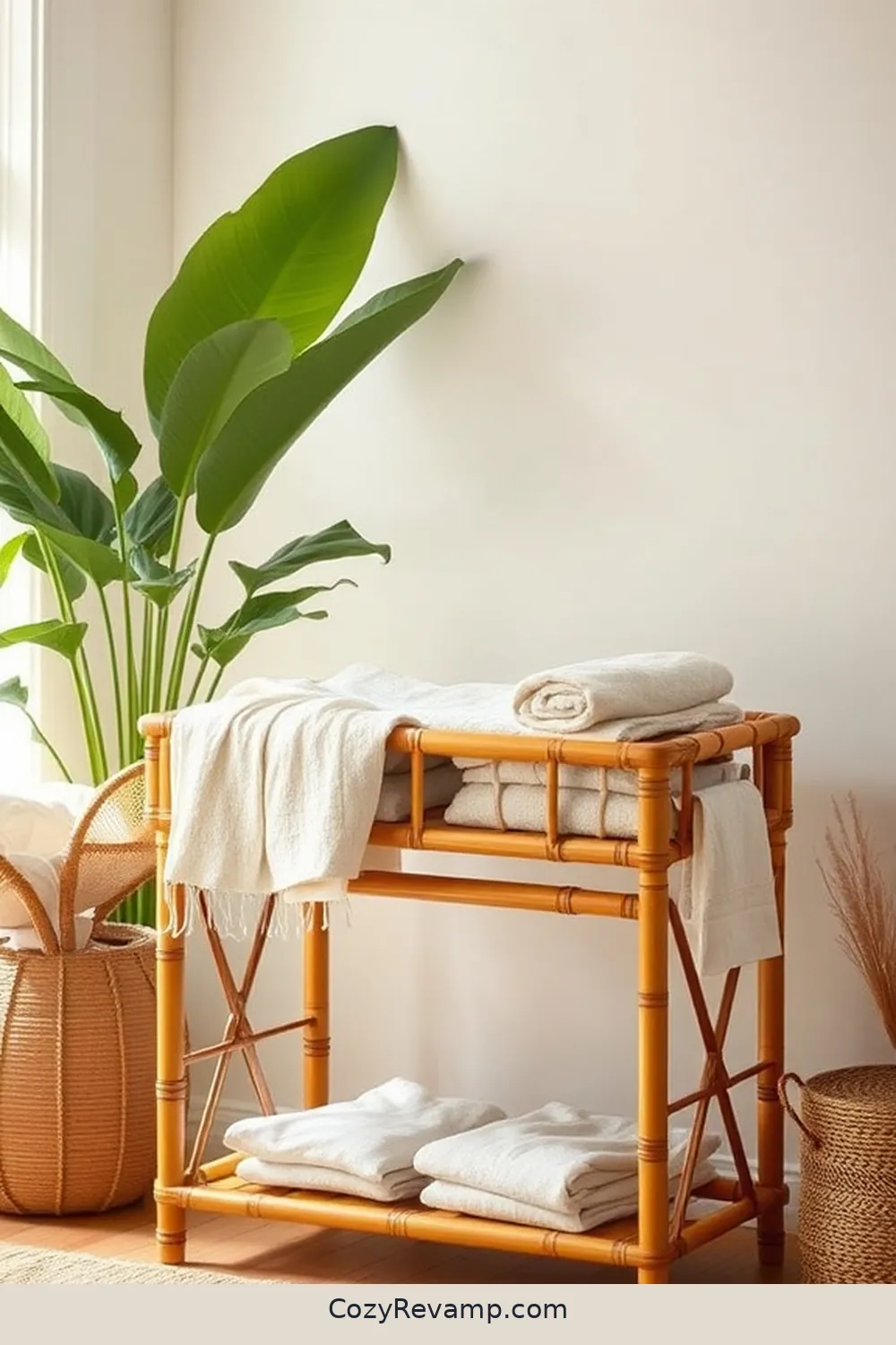 Bamboo Changing Tables for 23 Essential Elements for a Bohemian Nursery With Bamboo Materials