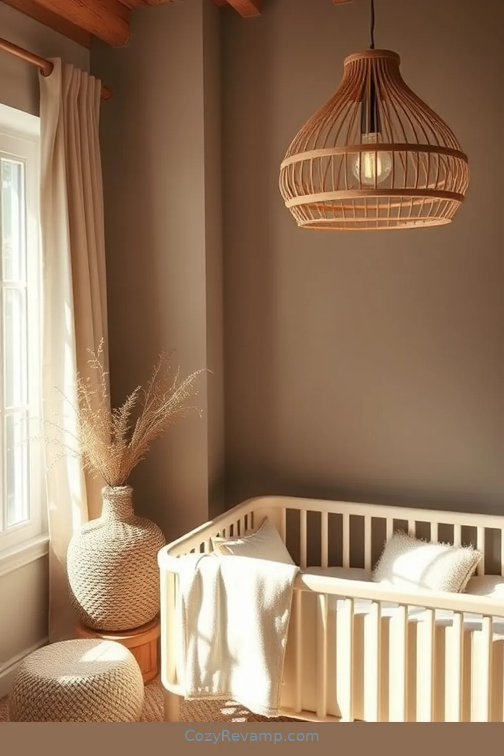Bamboo Light Fixtures for 23 Essential Elements for a Bohemian Nursery With Bamboo Materials