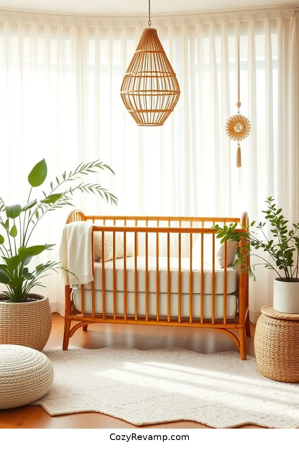Choosing Bamboo Cribs for 23 Essential Elements for a Bohemian Nursery With Bamboo Materials