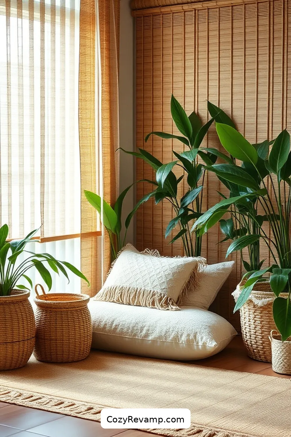 Creating a Bamboo Reading Nook for 23 Essential Elements for a Bohemian Nursery With Bamboo Materials