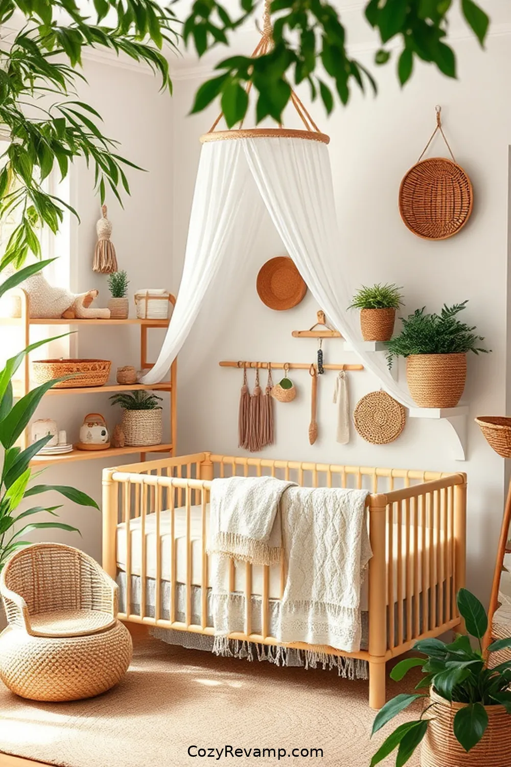 Incorporating Bamboo Decor for 23 Essential Elements for a Bohemian Nursery With Bamboo Materials
