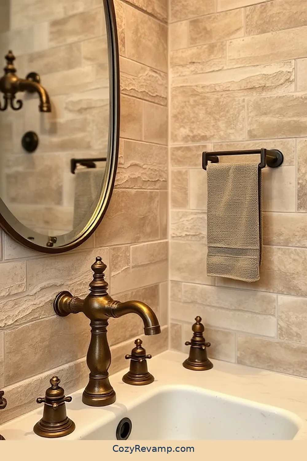 23 Essential Elements for a Rustic Bathroom With Natural Fibers and Materials 11 Rustic Metal Fixtures for 23 Essential Elements for a Rustic Bathroom With Natural Fibers and Materials