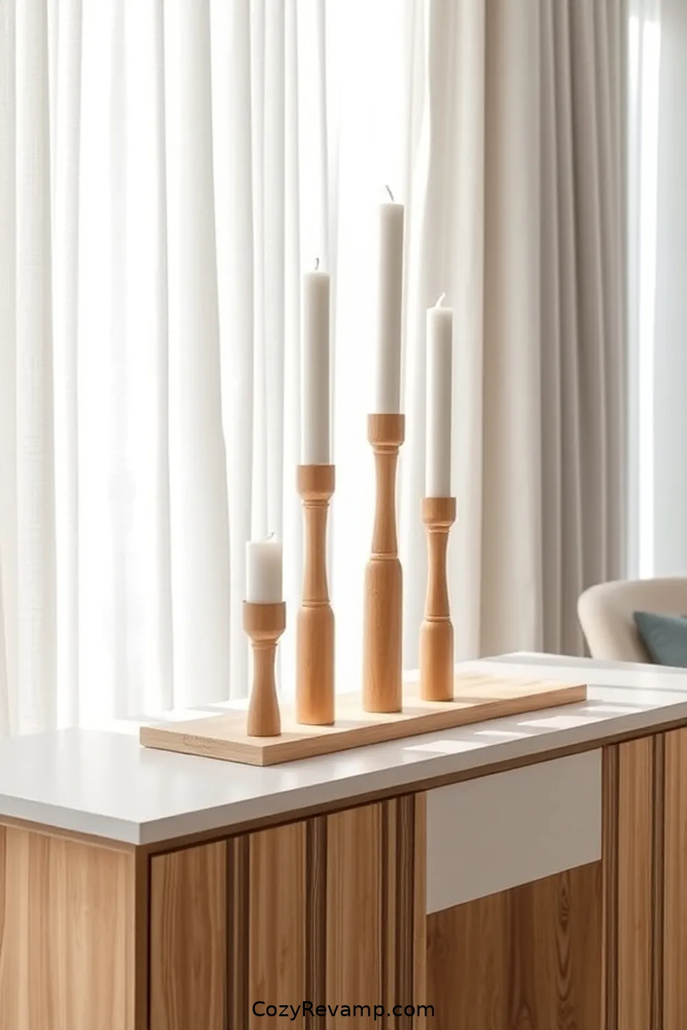 Bamboo Candle Holders for 23 Essential Elements of Bamboo Material for a Scandinavian Entryway