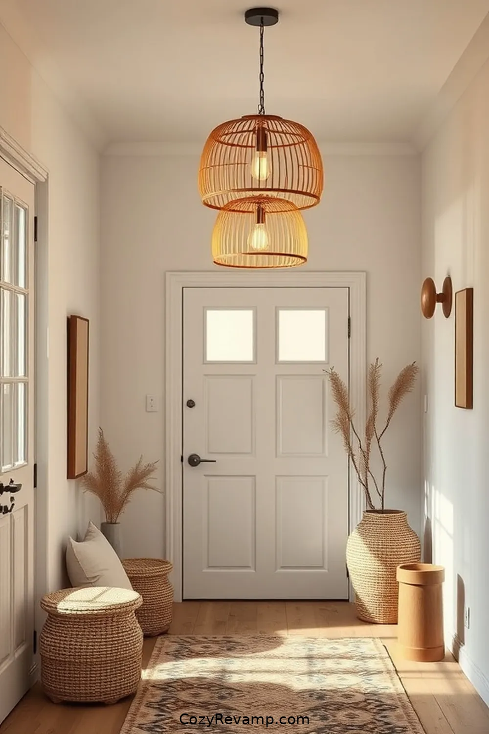 Bamboo Lighting Fixtures for 23 Essential Elements of Bamboo Material for a Scandinavian Entryway