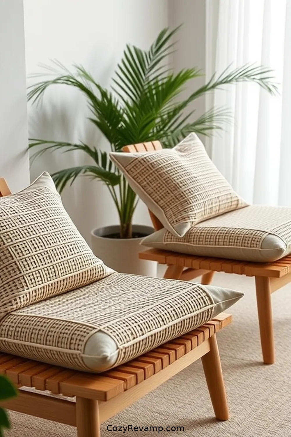 Bamboo Seating Cushions for 23 Essential Elements of Bamboo Material for a Scandinavian Entryway