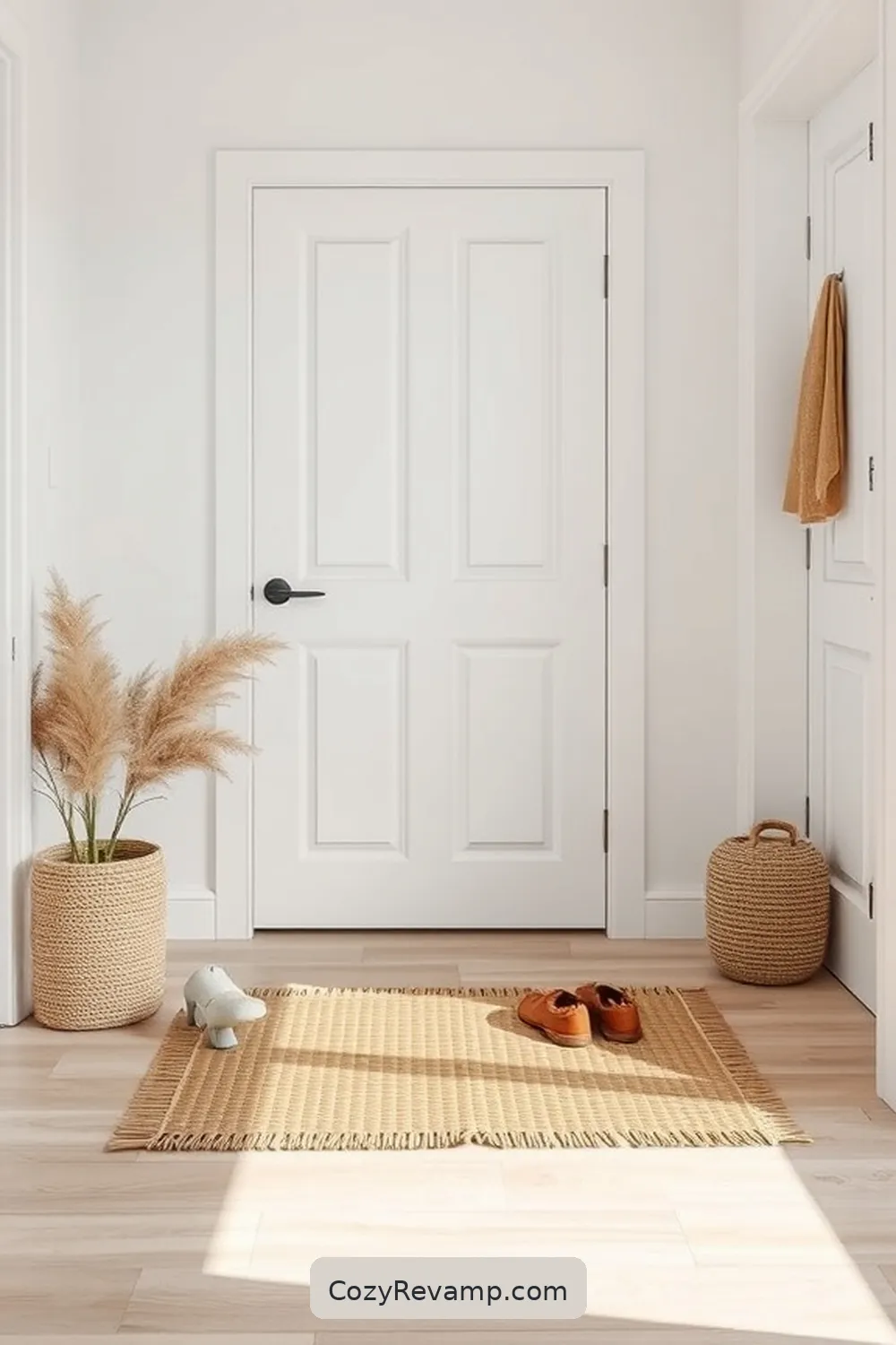 Bamboo Shoe Mat for 23 Essential Elements of Bamboo Material for a Scandinavian Entryway