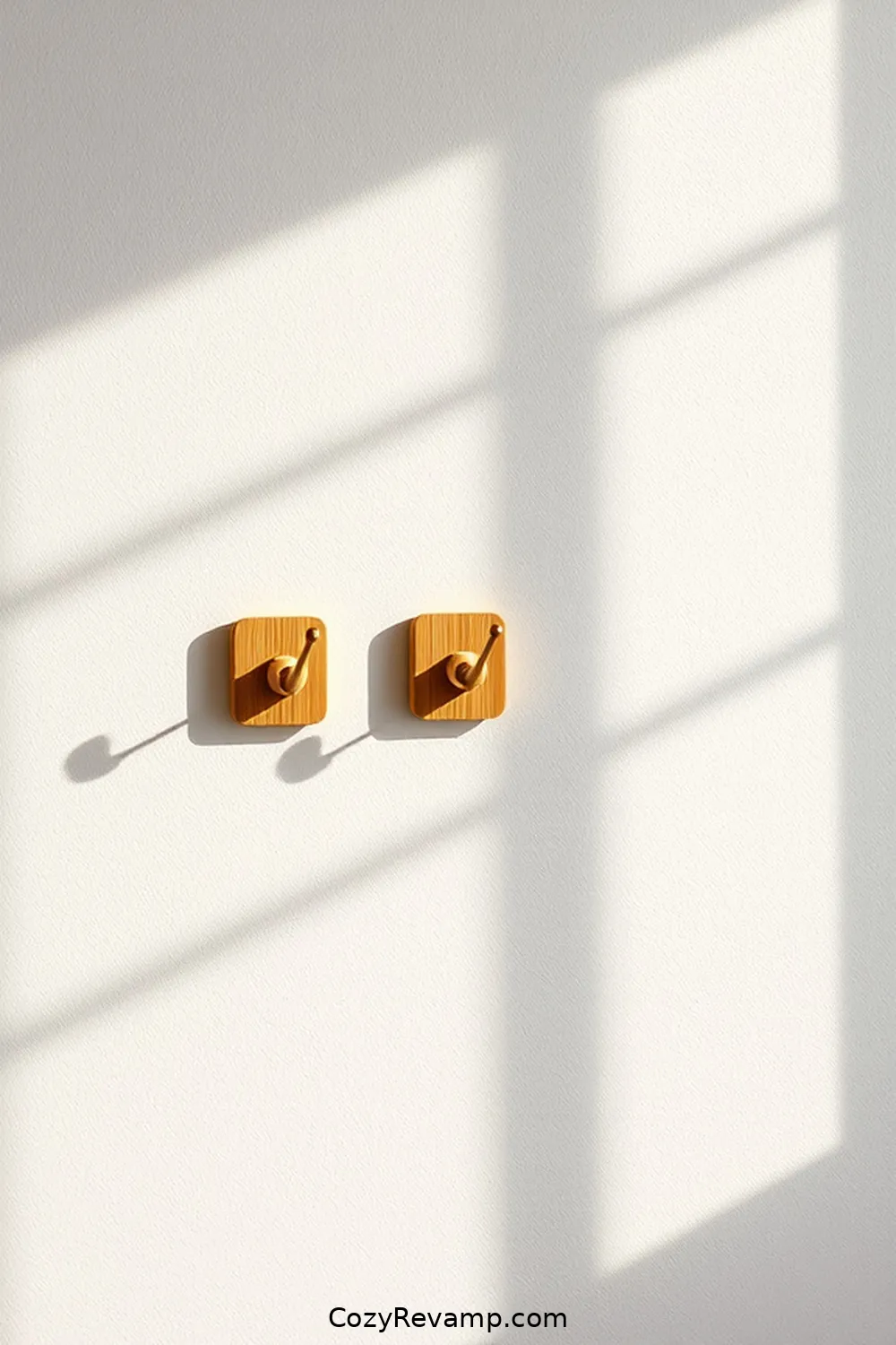 Bamboo Wall Hooks for 23 Essential Elements of Bamboo Material for a Scandinavian Entryway