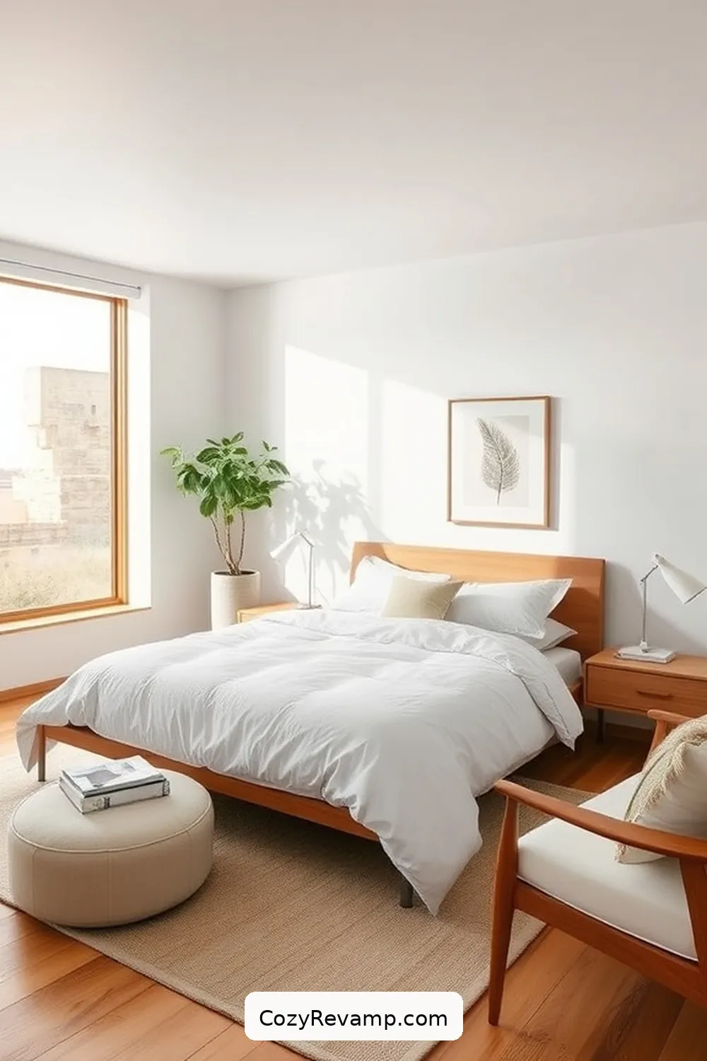 23 Essential Elements of Mid-Century Modern Bedroom Design With Organic Cotton Material 2 Clean Lines and Minimalism for 23 Essential Elements of Mid-Century Modern Bedroom Design With Organic Cotton Material