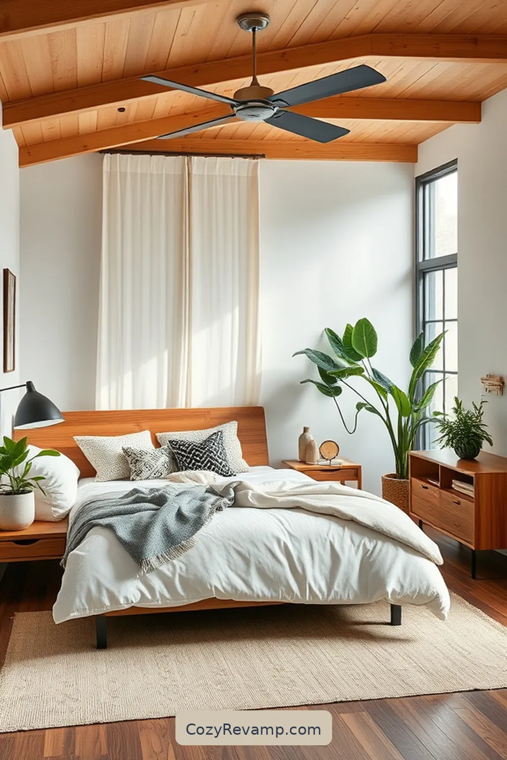 23 Essential Elements of Mid-Century Modern Bedroom Design With Organic Cotton Material 16 Multi-Functional Pieces for 23 Essential Elements of Mid-Century Modern Bedroom Design With Organic Cotton Material