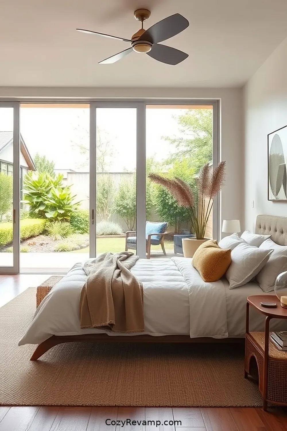23 Essential Elements of Mid-Century Modern Bedroom Design With Organic Cotton Material 23 Seamless Indoor-Outdoor Flow for 23 Essential Elements of Mid-Century Modern Bedroom Design With Organic Cotton Material