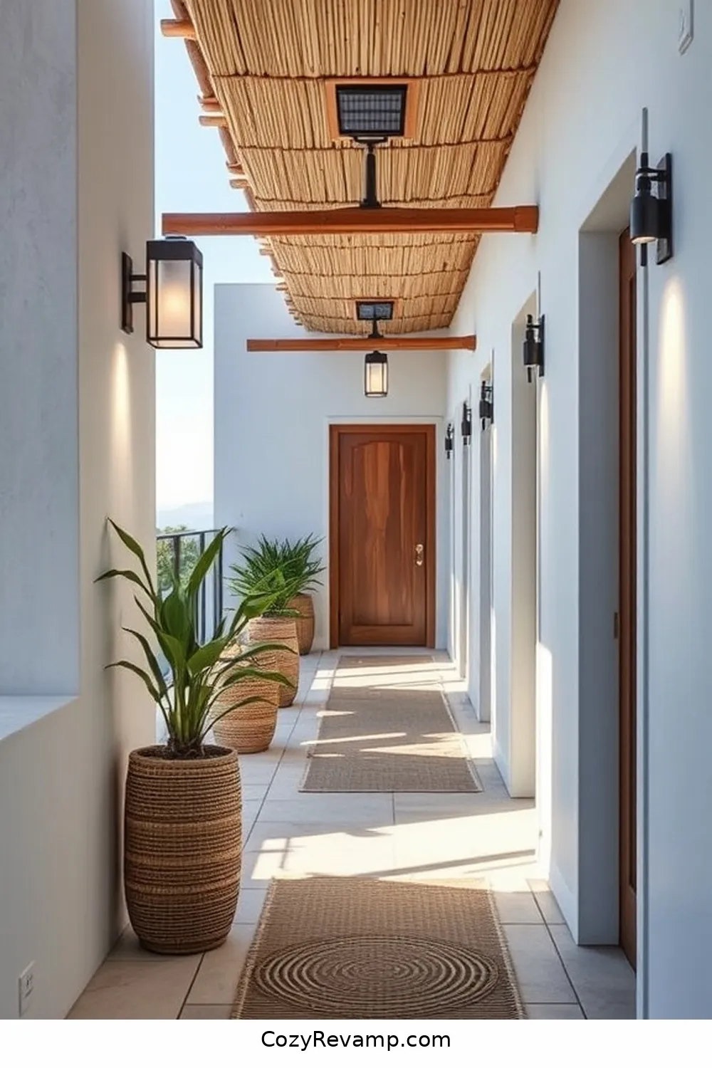 Bamboo Elements for 23 Essential Materials for Coastal Hallways With Solar-Powered Lights