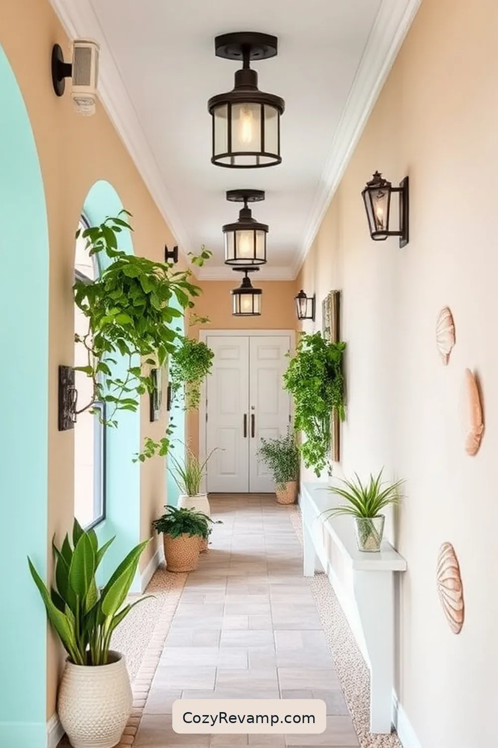 Coastal Paint Colors for 23 Essential Materials for Coastal Hallways With Solar-Powered Lights